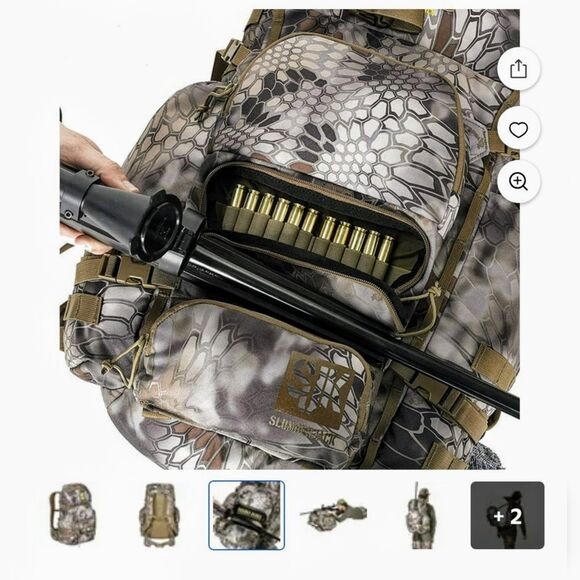 Slumberjack Carbine 2500 Tactical Camouflage Backpack - Picture 10 of 10